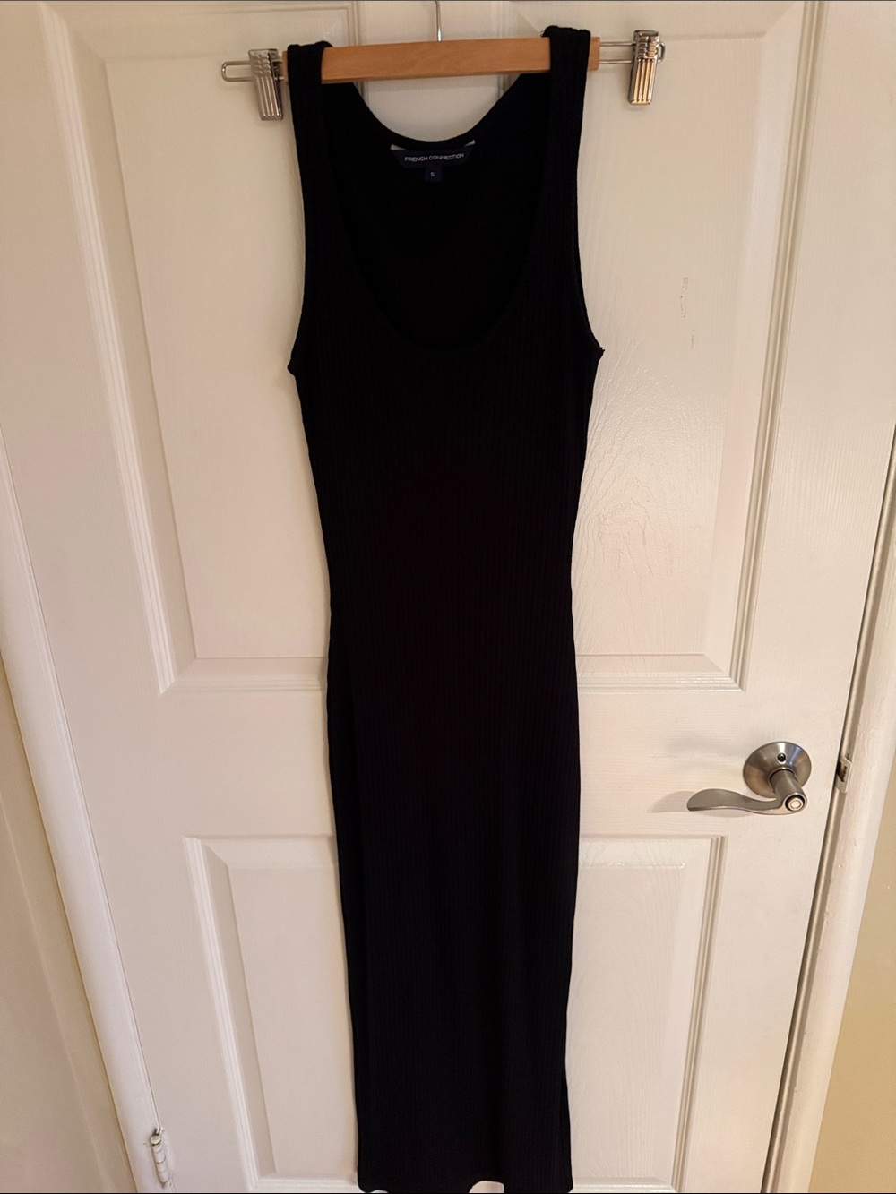 French Connection Black Tank Maxi Dress, size S